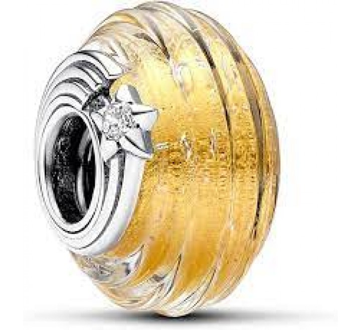 CHARM PANDORA PLATA CRISTAL MURANO ESTRELLA FUGAZ 792982C01