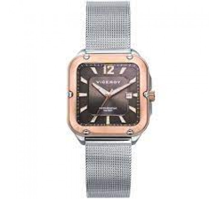RELOJ VICEROY CAJA ACERO BICOLOR ROSADO ESTERILLA 401188-75