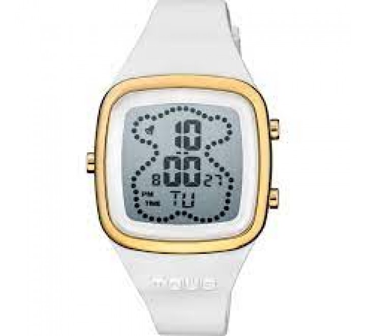 RELOJ TOUS CAJA ACERO DORADO SILICONA BLANCA 3000131600