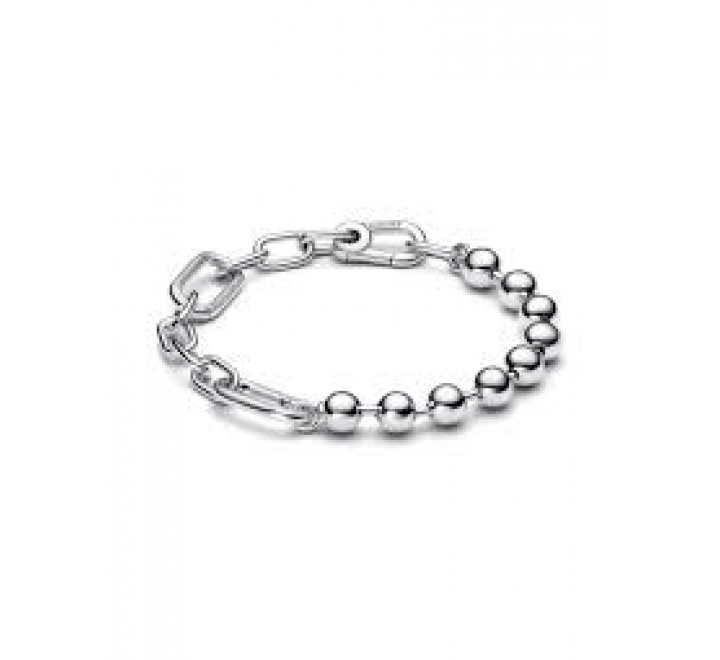 PULSERA PANDORA ME PLATA ESLABONES Y BOLAS 17CM 592793C00-3