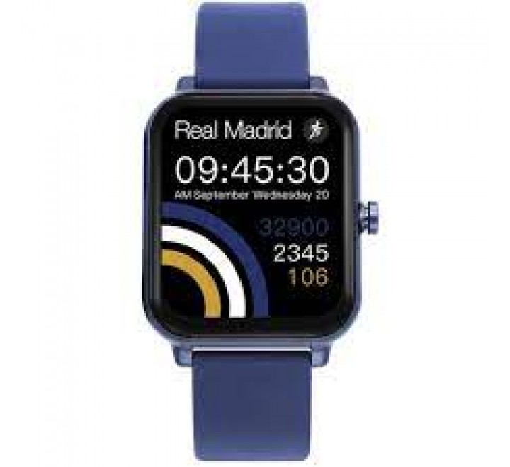 RELOJ SMART REAL MADRID CUADRADO SILICONA AZUL RM2001-30