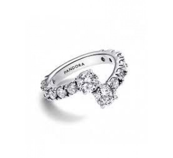 ANILLO PANDORA PLATA BANDA BRILLANTE N?16 193149C01-56