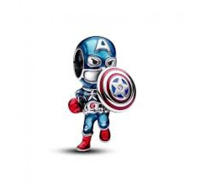 CHARM PANDORA PLATA CAPITAN AMERICA MARVEL 793129C01