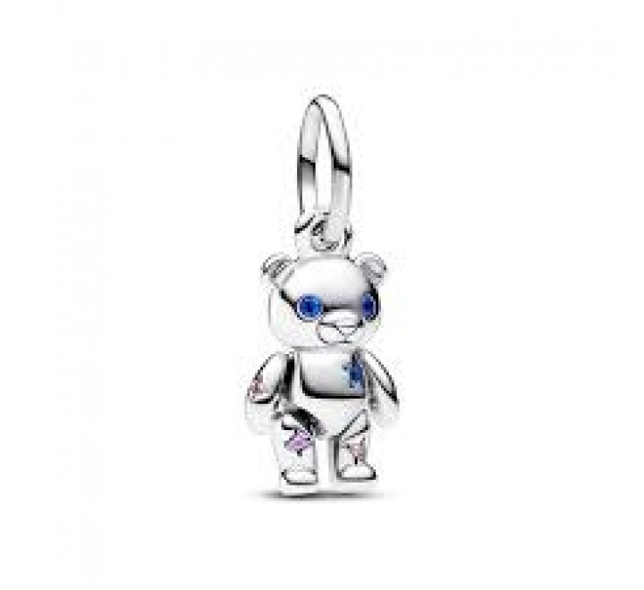 CHARM PANDORA PLATA OSITO PELUCHE MOVIL 792986C01