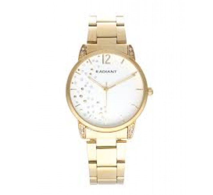 RELOJ RADIANT SEÑORA DORADO ESFERA BLANCA RA615202