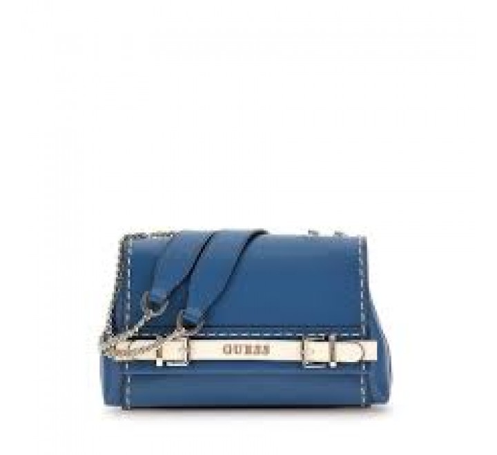 BOLSO GUESS SESTRI CONVERTI XBODY FLAP PETROL MULTI VC898521