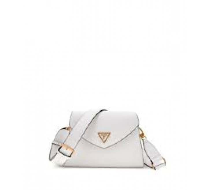 BOLSO GUESS LOSSIE CROSSBODY FLAP WHITE VA923120