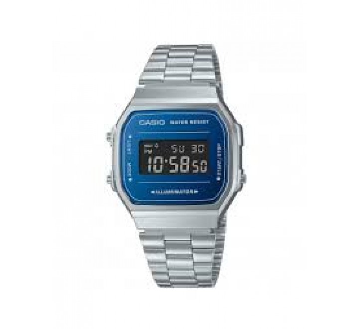 RELOJ CASIO DIGITAL ESFERA AZUL A168WEM-2BEF