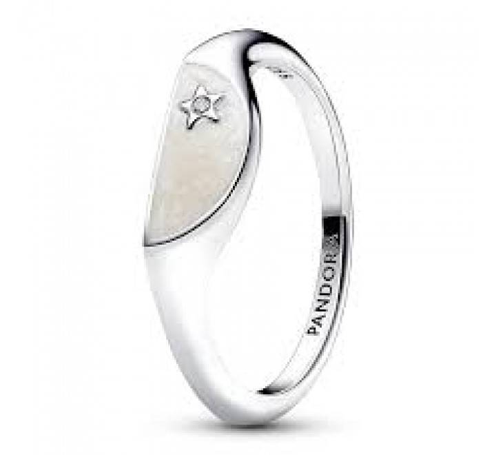 ANILLO PANDORA ME MITAD SELLO ESMALTADO 193325C01-56