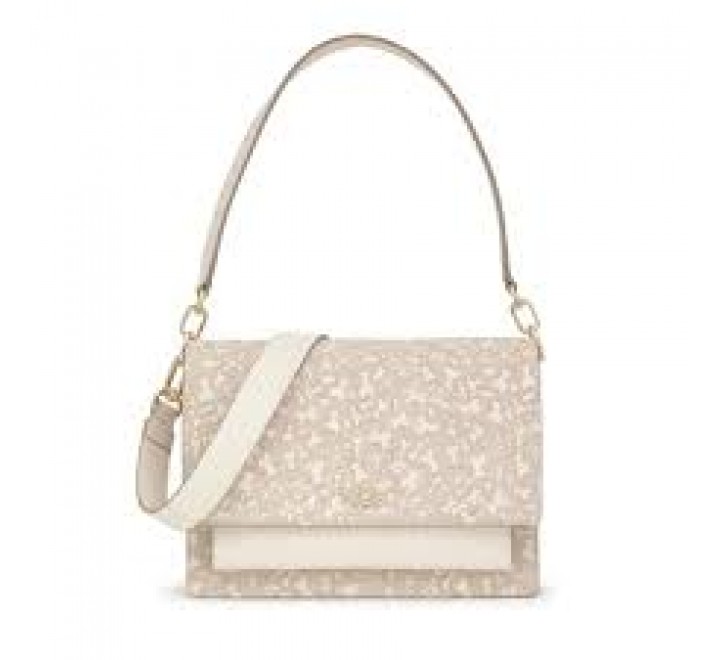 BANDOLERA TOUS M AUDREE K MINI LINES BEIGE 2002183301