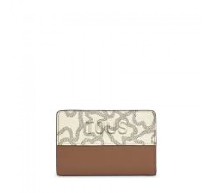 BILLETERA S TOUS KAOS ICON CAMEL BEIGE 2002186543