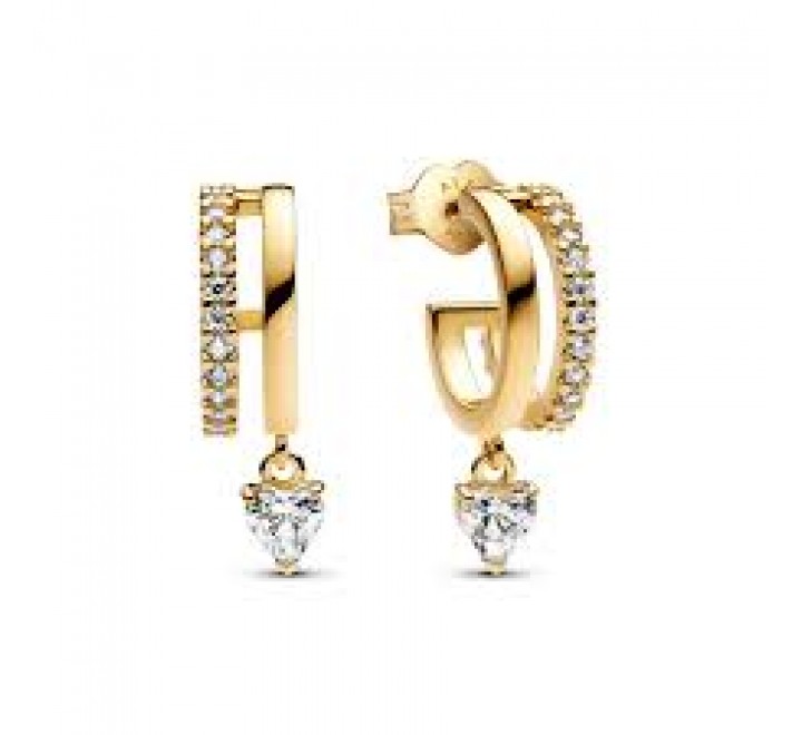 PENDIENTES DE ARO CORAZON COLGANTE 263685C01