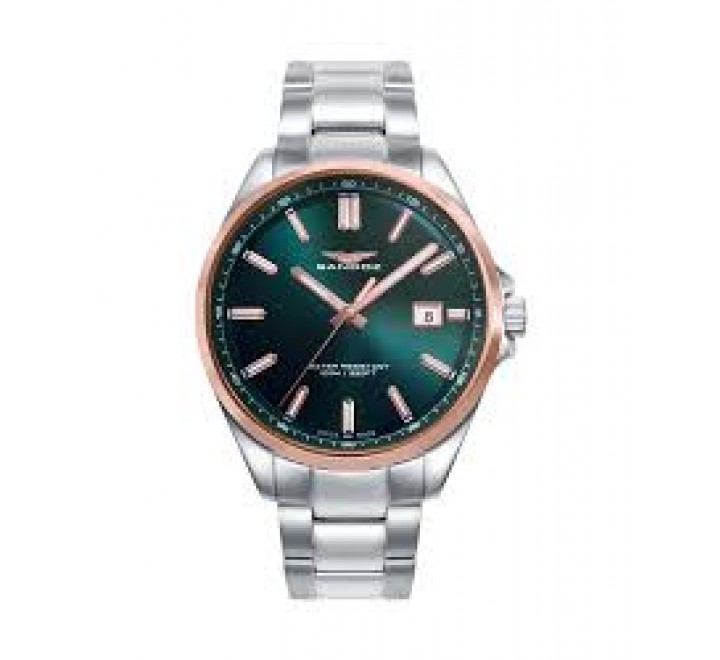 RELOJ CABALLERO SANDOZ ACERO IP ROSA 83001-67
