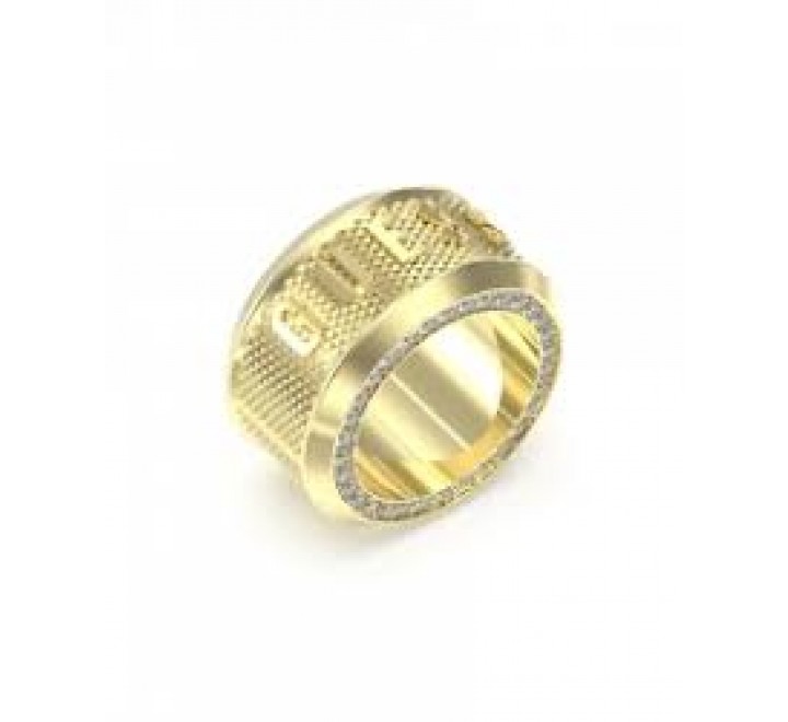 ANILLO GUESS LION KING JUMR05016JWYG62