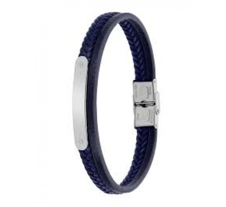 PULSERA MAREA CABALLERO TRENZADO AZUL C00103/360
