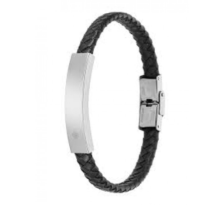 PULSERA MAREA NEGRA TRENZADA NEGRA C00103/391