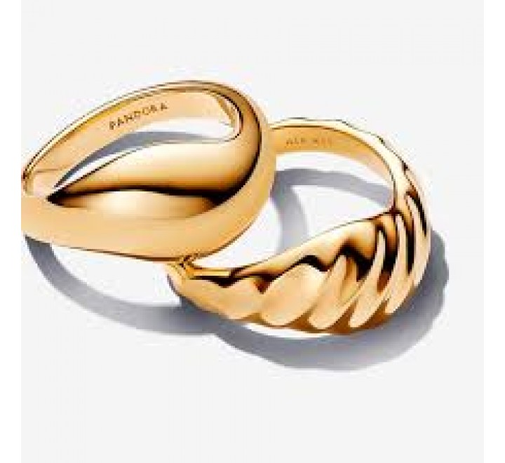 ANILLO PANDORA PLATA DORADA COMBINABLE N?12 163832C00-52