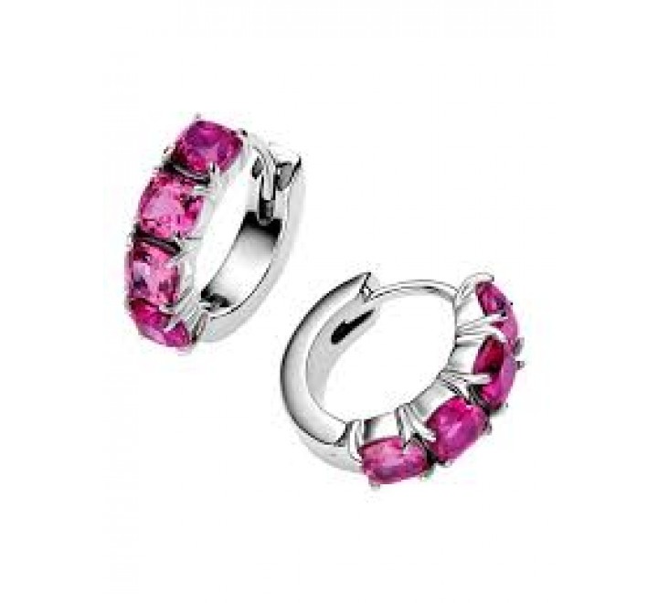 PENDIENTES PANDORA PLATA ARO ROSA 293851C02