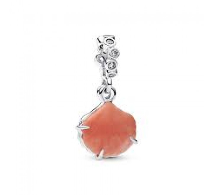 CHARM PANDORA PLATA CONCHA COLOR CORAL 793821C01