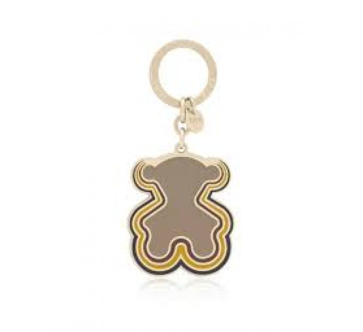 LLAVERO TOUS BEAR WAVES TOPO-DORADO 2002307344
