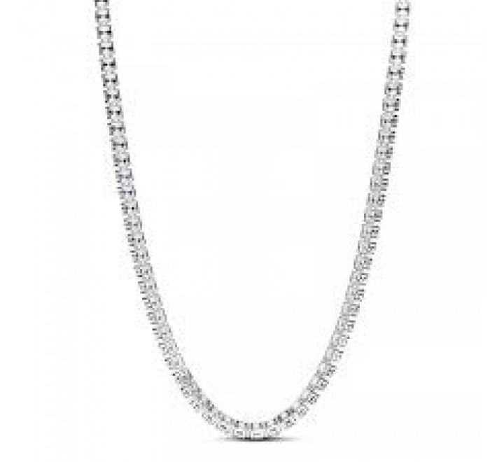 COLLAR PANDORA PLATA CHOKER DE TENIS 393806C01-40