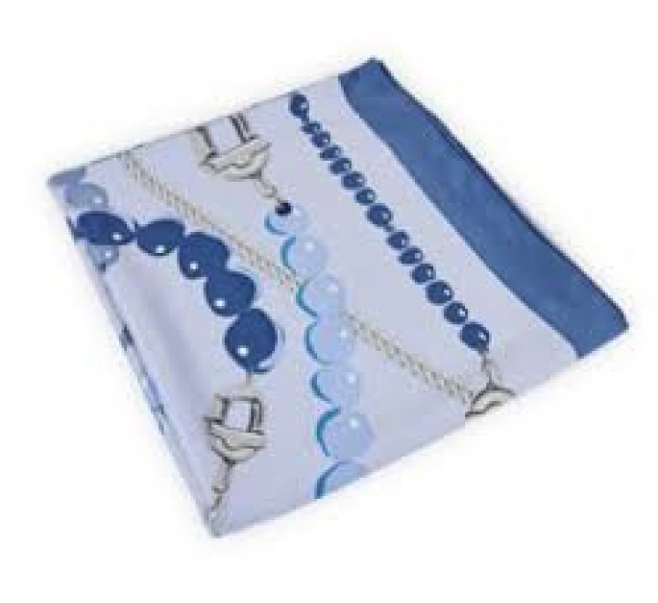 PAñUELO TOUS 120X120 MANIFESTO COLLATES AZUL PIED 2002303634