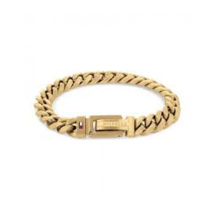 PULSERA TOMMY HILFIGER ACERO DORADO ESLABONES 2790434