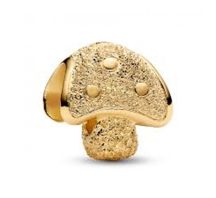 CHARM PANDORA PLATA DORADA MINI SETA MATIZADA 764048C00