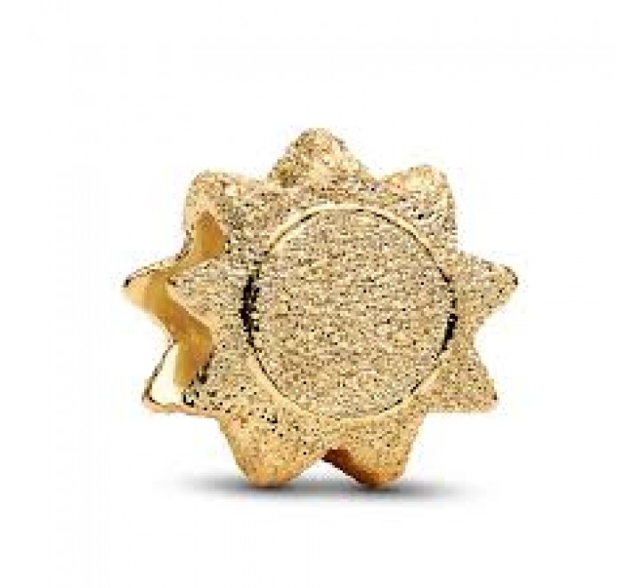 CHARM PANDORA PLATA DORADA MINI SOL MATIZADO 764052C00