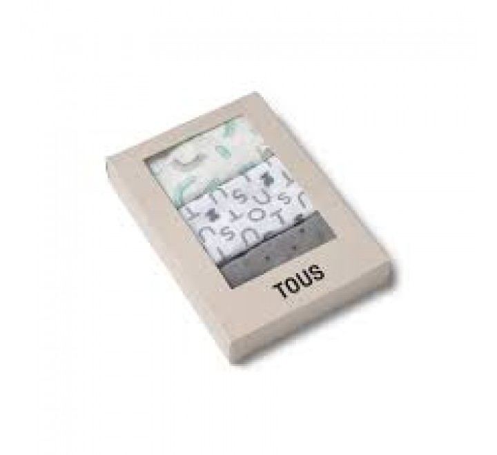 MUSELINA PACK DE TRES AZUL MMUSE-2302 0-36M