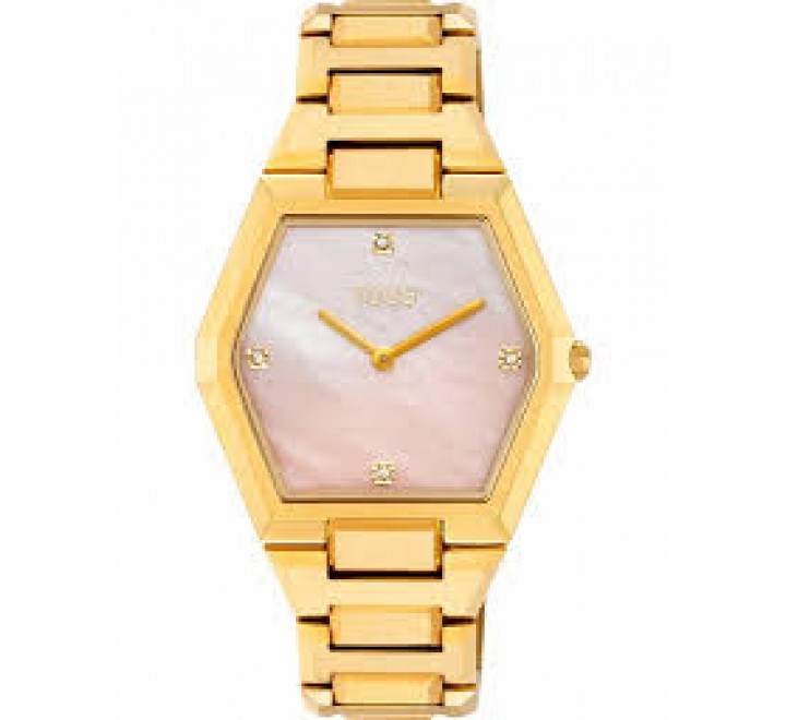 RELOJ TOUS ACERO DORADO ESFERA NACAR ROSA 3000144700