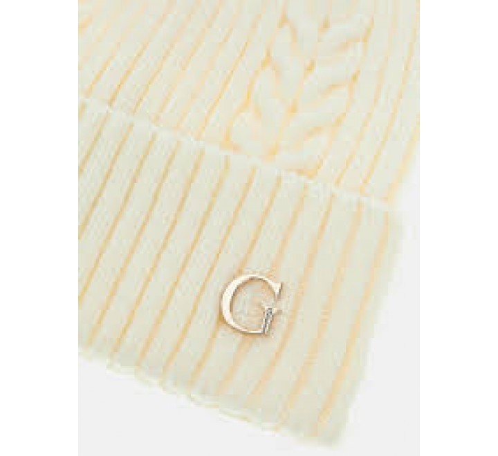GORRO GUESS DE PUNTO BLANCO TALLA M WHI AW5381POL01