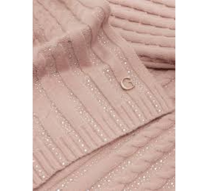 BUFANDA GUESS DE PUNTO 30X165 ROSA ROS AW5384POL03