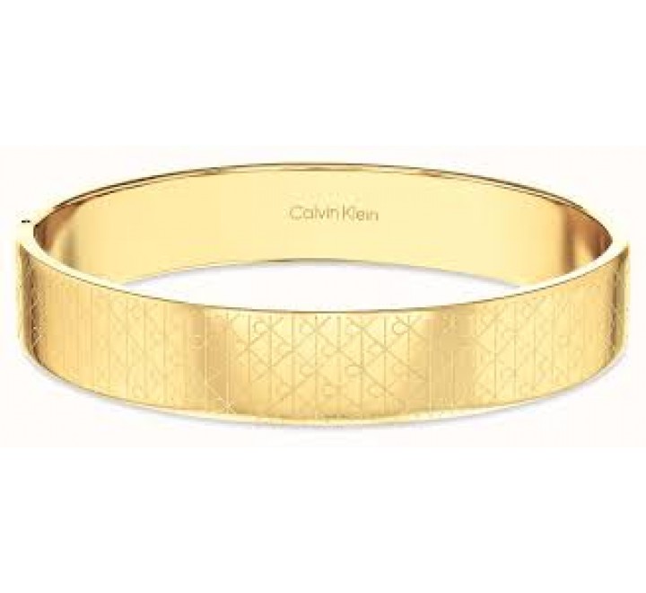 PULSERA CALVIN KLEIN RIGIDA ACERO DORADO 35000889