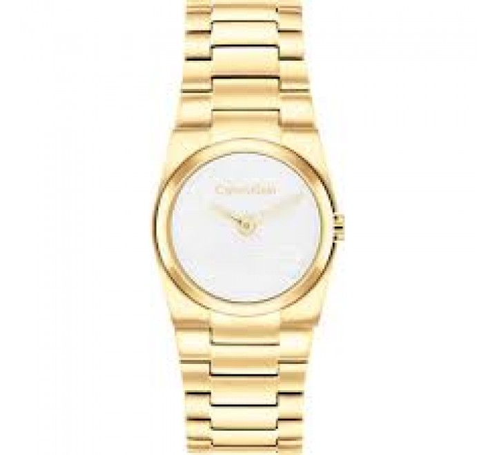 RELOJ CALVIN KLEIN CAJA Y ARMIS ACERO DORADO 25100122