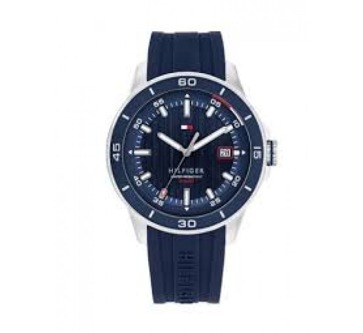 RELOJ TOMMY HILFIGER CAJA ACERO SILICONA AZUL 1792225