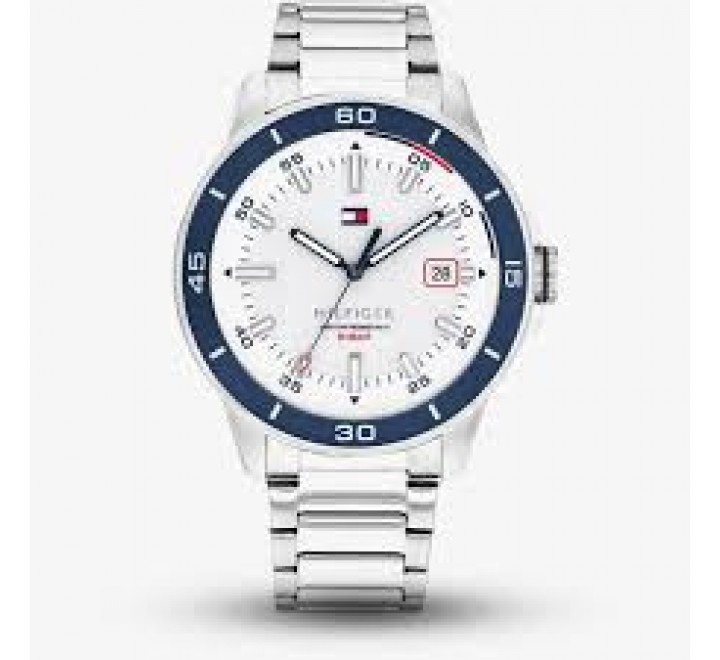 RELOJ TOMMY HILFIGER CAJA ARMIS ACERO ESFERA BLANCA 1792227