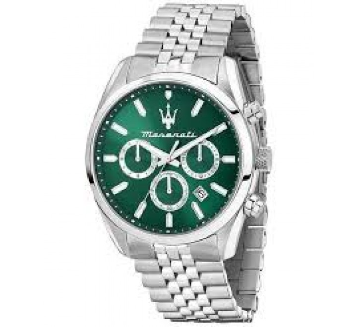 RELOJ MASERATI CAJA Y ARMIS ACERO ESFERA VERDE R8853151023