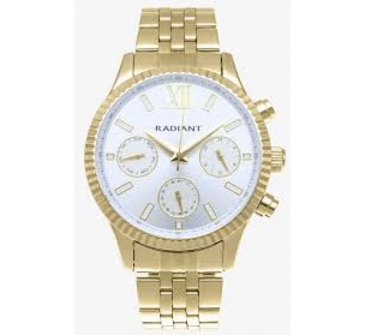 RELOJ RADIANT CAJA Y ARMIS DORADO REDONDO RA629703