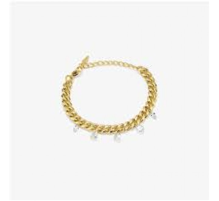 PULSERA RADIANT DORADA PIEDRAS COLGANDO RY000282A