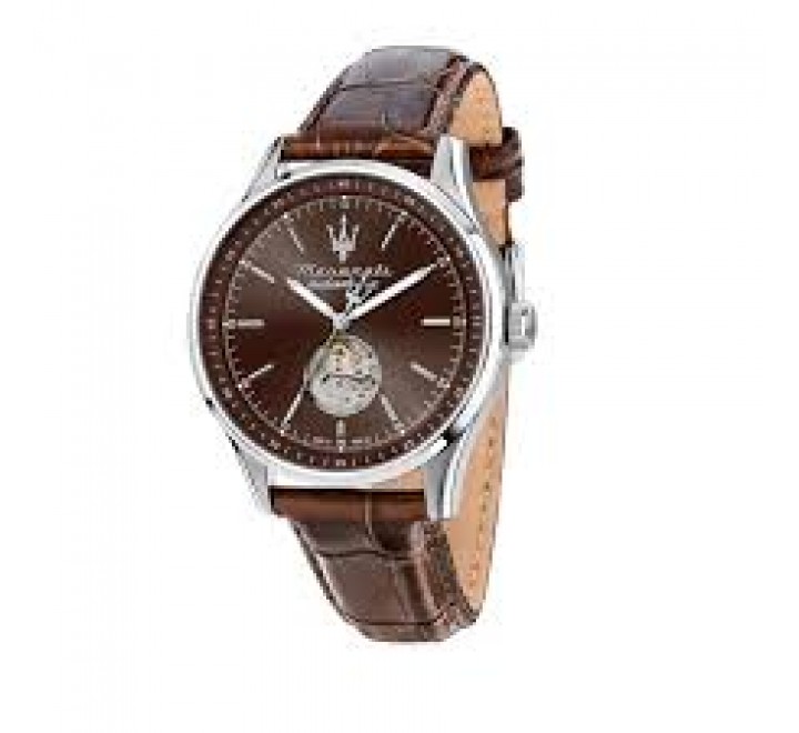 RELOJ MASERATI AUTOMATICO CORREA PIEL MARRON R8821124002