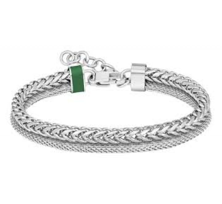 PULSERA LACOSTE ACERO DOBLE ESLABONES 2040242