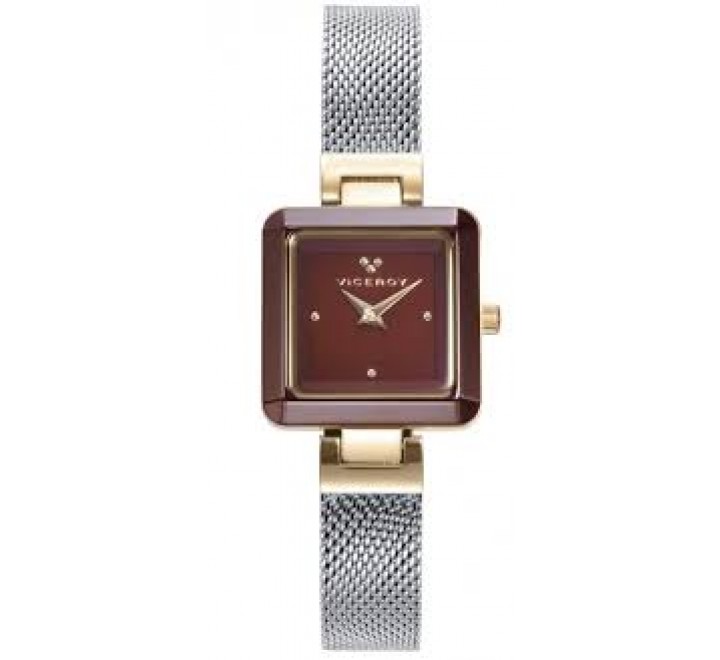 RELOJ VICEROY ARMIS ACERO CAJA DORADA CERAMICA 401182-47