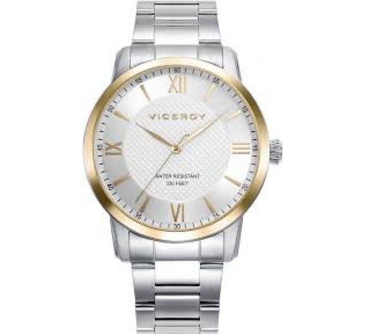 RELOJ VICEROY ARMIS ACERO CAJA BICOLOR DORADA 41145-83
