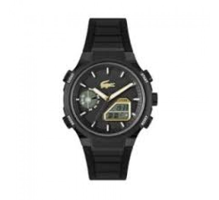 RELOJ LACOSTE ANALIGICO DIGITAL SILICONA NEGRA 2011435