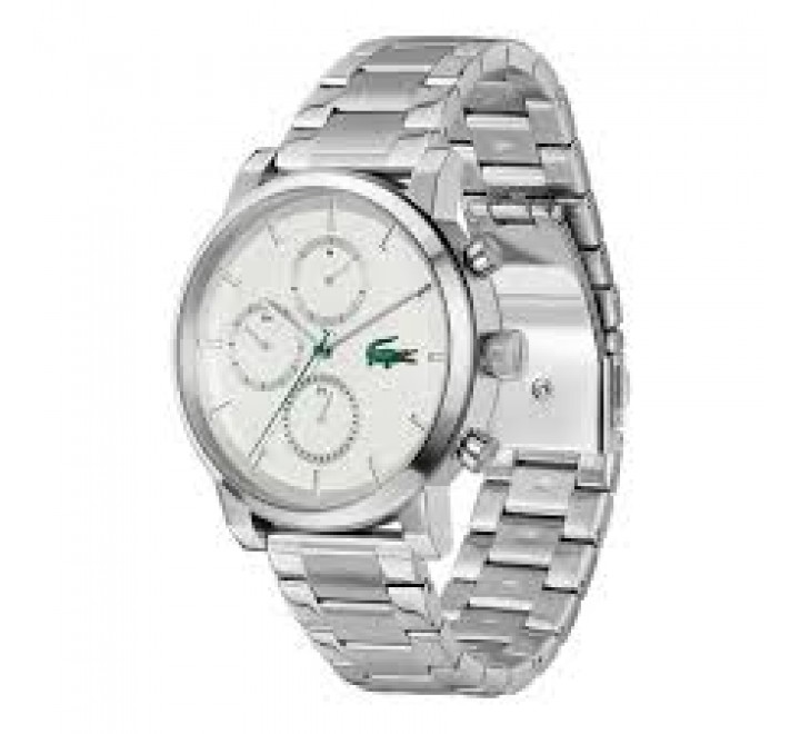 RELOJ LACOSTE CAJA Y ARMIS ACERO ESFERA BLANCA 2011452