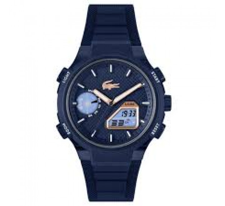 RELOJ LACOSTE ANALOGICO DIGITAL SILICONA AZUL 2011434