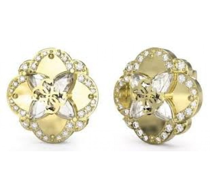 PENDIENTES GUESS ACERO DORADO CIRCONITAS JUBE05504JWYGT-U