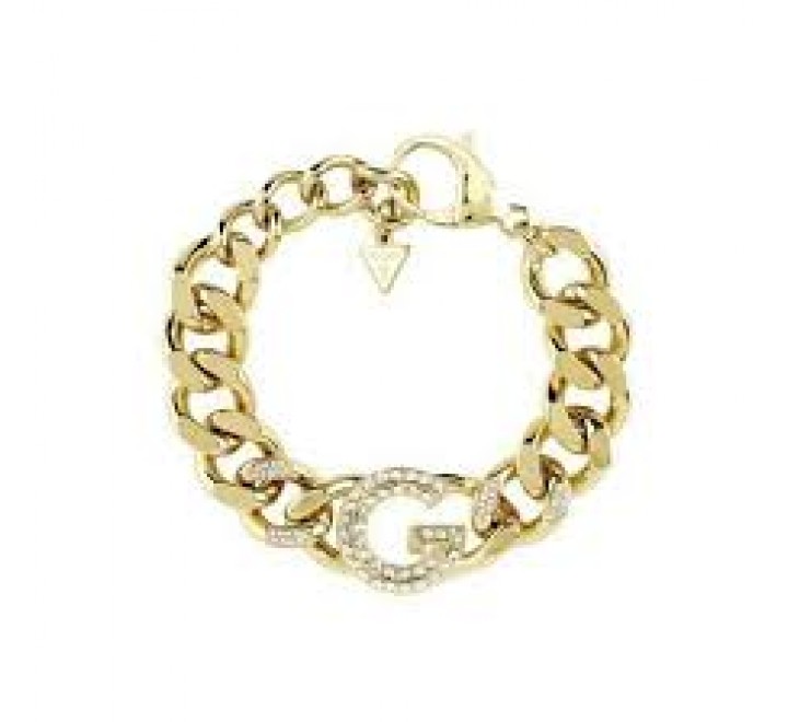 PULSERA GUESS ACERO DORADO CIRCONITAS JUBB05433JWYGS