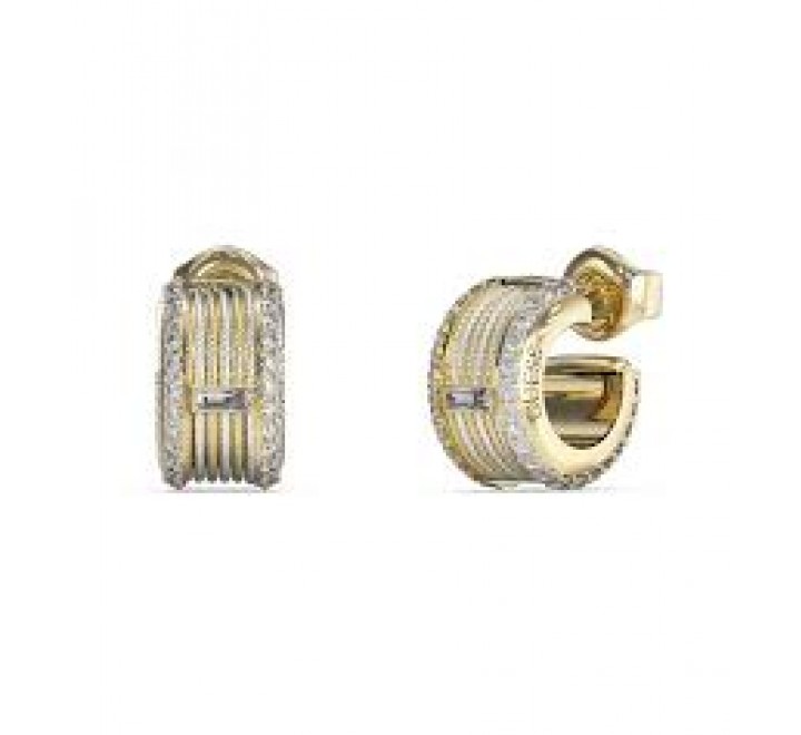 PENDIENTES GUESS ACERO DORADO ARO CIRCONI JUBE05391JWYGRHT-U